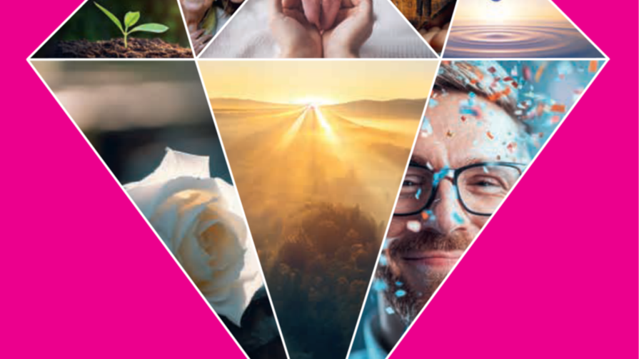 Bild als Kristall gestaltet